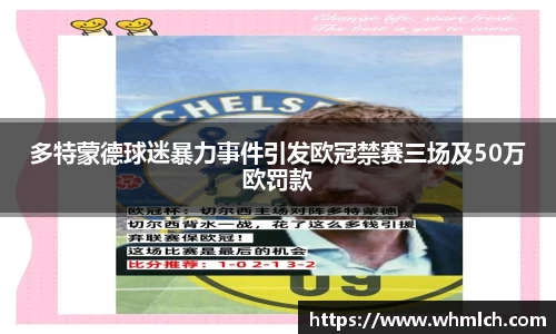 多特蒙德球迷暴力事件引发欧冠禁赛三场及50万欧罚款