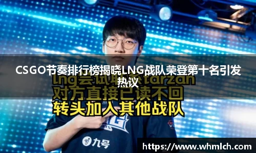 CSGO节奏排行榜揭晓LNG战队荣登第十名引发热议